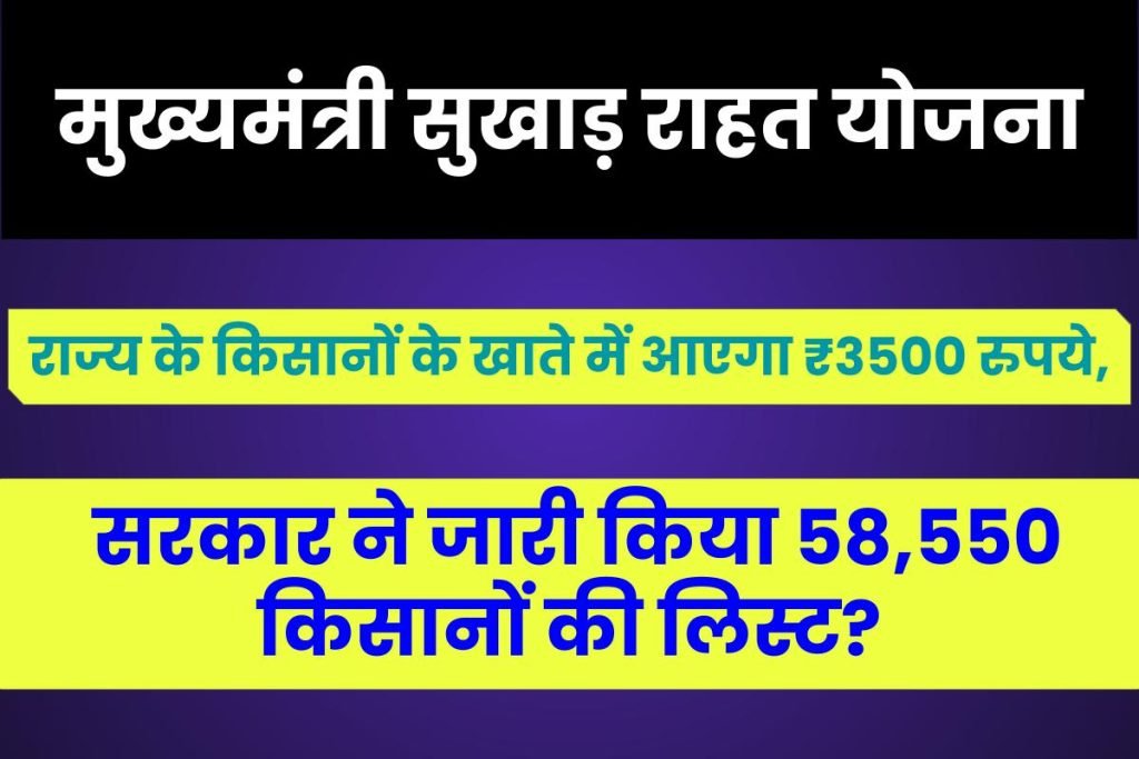 मुख्यमंत्री सुखाड़ राहत योजना