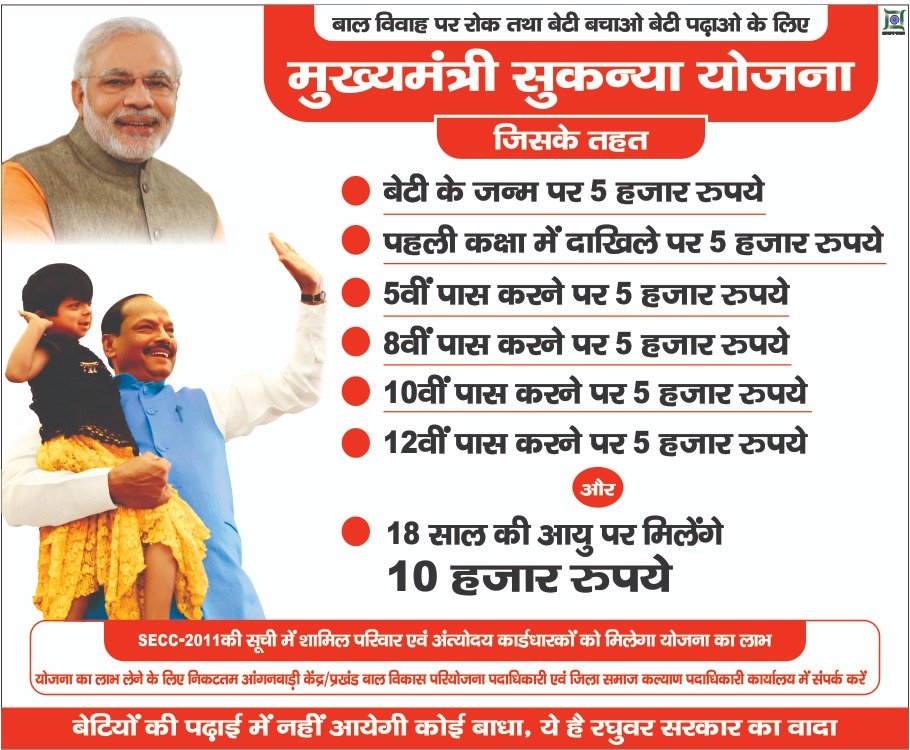 झारखंड मुख्यमंत्री सुकन्या योजना फॉर्म | Mukhyamantri Sukanya Yojana Jharkhand