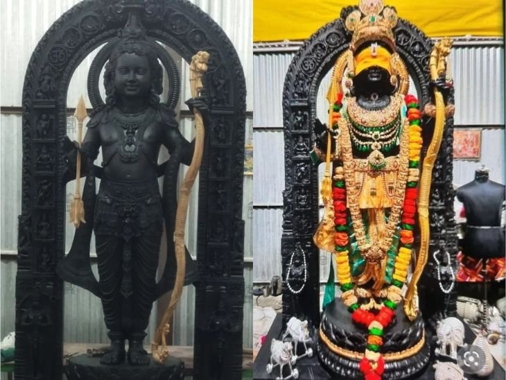 First picture of Ramlala's statue