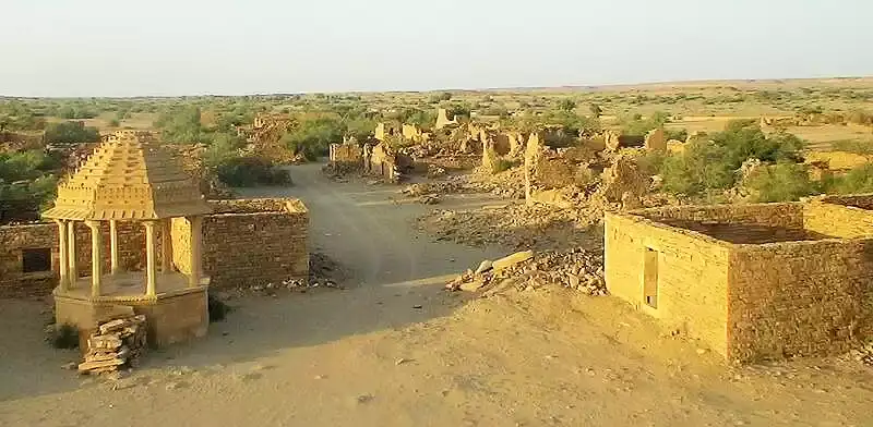 Kuldhara village road, Rajasthan
