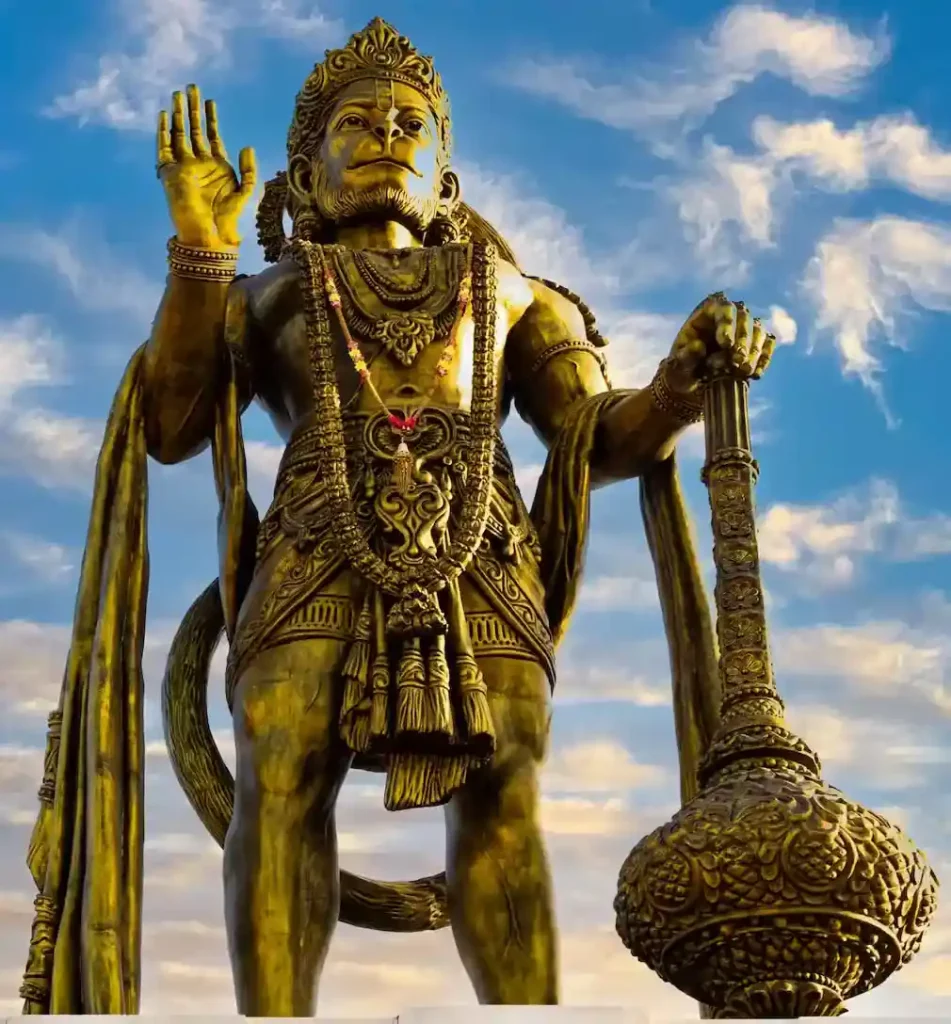 Mace wielding Hanuman
