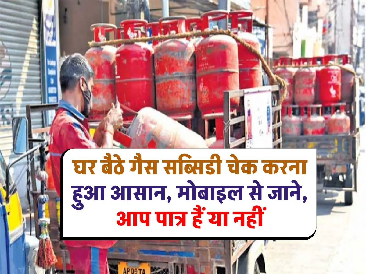 Lpg Gas Subsidy: घर बैठे जानिए कौन पात्र है गैस सब्सिडी के लिए, यहाँ है सब्सिडी चेक करने का आसान तरीका