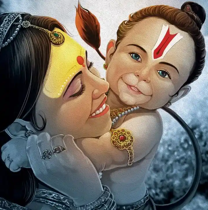picture of anjani son hanuman