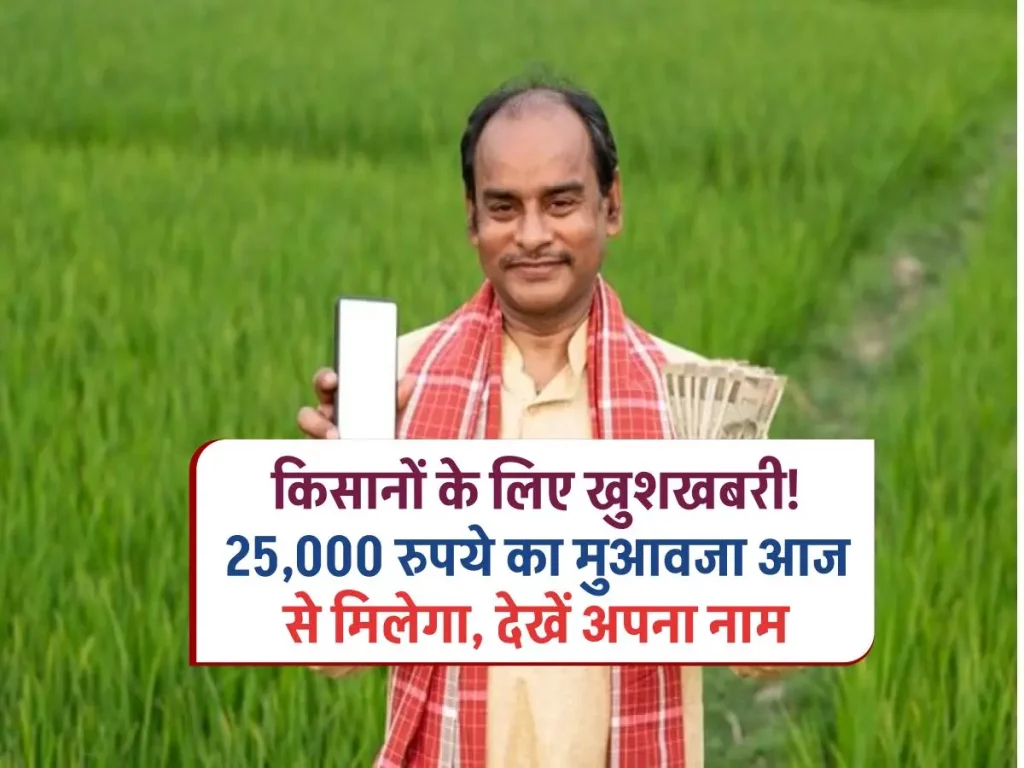 PM Fasal Bima Yojana: 25,000 रुपये का मुआवजा, 12 बजे से शुरू होगा भुगतान, देखें अपना नाम
